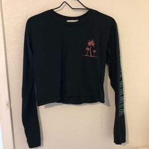 Longe sleeve crop top